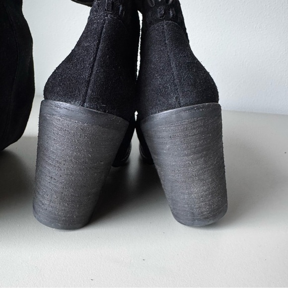 Vince Camuto Madolee Over The Knee Black Suede Boots Size 7.5 - Picture 11 of 14